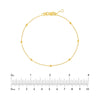Bead Station on D/C Cable Chain Bracelet