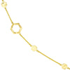 Long and Lovely Mix Hexagon Station Necklace