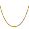 14K 2.75mm Solid Regular Rope Chain