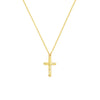 Diamond Scattered Cross Necklace