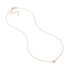 Mini Evil Eye Cutout Adjustable Necklace