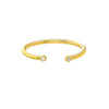Diamond-Tipped Open Wire Ring