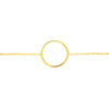 Open Wire Circle Adjustable Bracelet