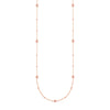 Diamond Bezels and Beads Necklace