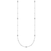 Diamond Bezels and Beads Necklace