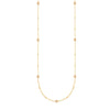 Diamond Bezels and Beads Necklace