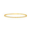 1/3tcw Alternating Diamond and Round Link Flex Bracelet