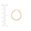 Cobblestone Hoop Earrings