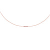 Staple Bar with Diamond Adjustable Choker