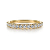 14K Yellow Gold Diamond Wedding Band