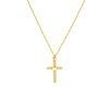 Twist Cross Heart Center Necklace