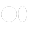 40mm Endless Wire Hoop Earrings