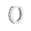 1/8tcw Diamond 10mm Hoop Earrings