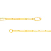 Diamond Paper Clip Link Bracelet