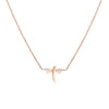 Plated Sterling Silver Mini Dragonfly Necklace