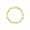 Oval Pinched Link Bracelet