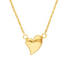 Wavy Puff Heart Rope Necklace