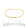 Solid Small Heart Link Chain