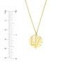 Love Cutout Medallion Necklace