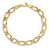 14K Yellow Gold Fancy Link Bracelet