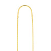 Open Marquise Threader Earrings