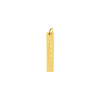 Small Vertical Bar Engravable Charm