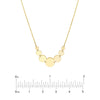Graduated Disc Station Adjustable Necklace