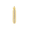 3mm x 10mm Sparkle Hoop Earrings