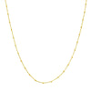 Faceted Bead Saturn Chain