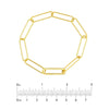 Push Lock Paper Clip Bracelet