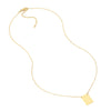 Engravable Rectangle Plate Adj. Necklace