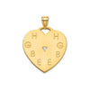 14 KY Polished 8 Letter Charm with Diamond