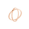 Sterling Silver Polished X Ring