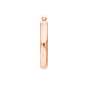 25mm x 4mm Polished Hoop Earrings