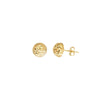 D/C Dome Stud Earrings on Post Back