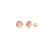 D/C Dome Stud Earrings on Post Back