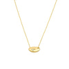 Puffy Nut Shape Adjustable Necklace