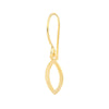 Mini Open Marquise Dangle Earrings