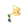 Emerald &amp; Sapphire Stud Earrings