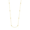 Long And Lovely Cable Illusion Station Necklace
