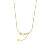 Adjustable Wheat Chain Necklace with Slider