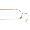 Adjustable Wheat Chain Necklace with Slider