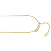 Adjustable Wheat Chain Necklace with Slider