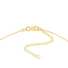 CZ-Lined Evil Eye Adjustable Necklace