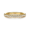 14K Yellow Gold Diamond Wedding Band