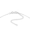 Sterling Silver CZ Open Cloud Necklace