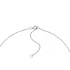 Diamond Pave Heart Necklace (1-1/5tcw) in White Gold