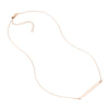 Thin Bar Necklace with 1pt Diamond