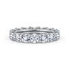 14K White Gold Shared Prong Diamond Eternity Band