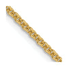 14K 1.6mm Round Cable Chain